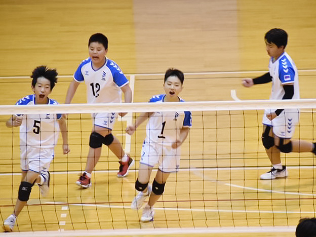 写真：試合中の選手の様子