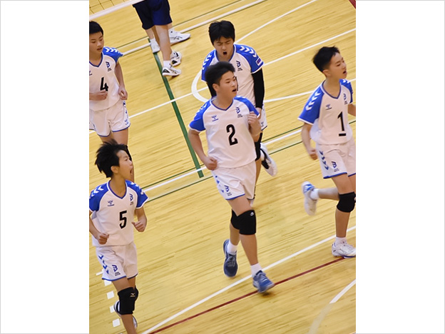 写真：試合中の選手の様子
