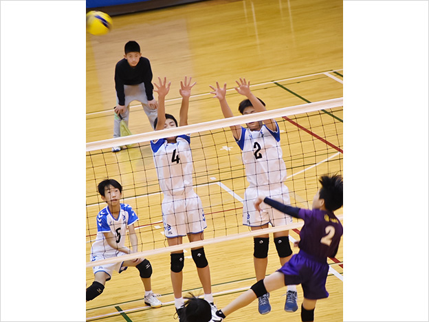 写真：試合中の選手の様子