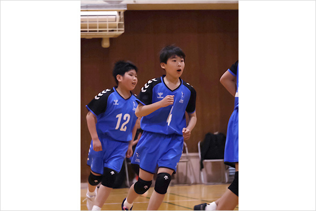 写真：試合中の選手の様子
