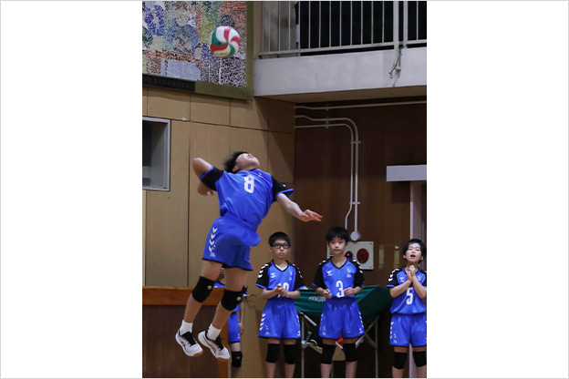 写真：試合中の選手の様子
