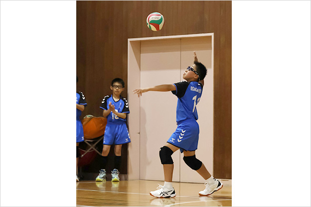 写真：試合中の選手の様子