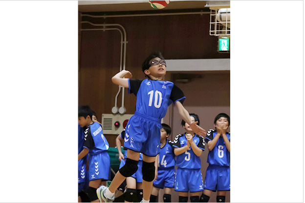 写真：試合中の選手の様子