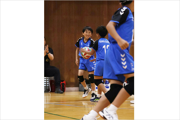 写真：試合中の選手の様子