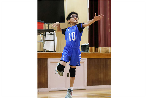 写真：試合中の選手の様子