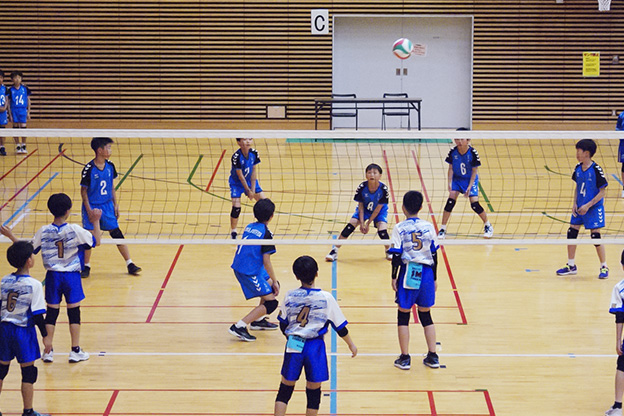 写真：試合中の選手の様子