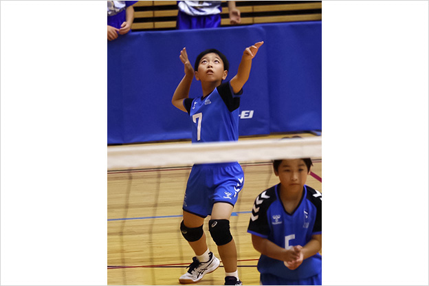 写真：試合中の選手の様子