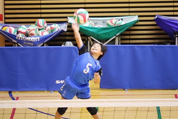写真：試合中の選手の様子