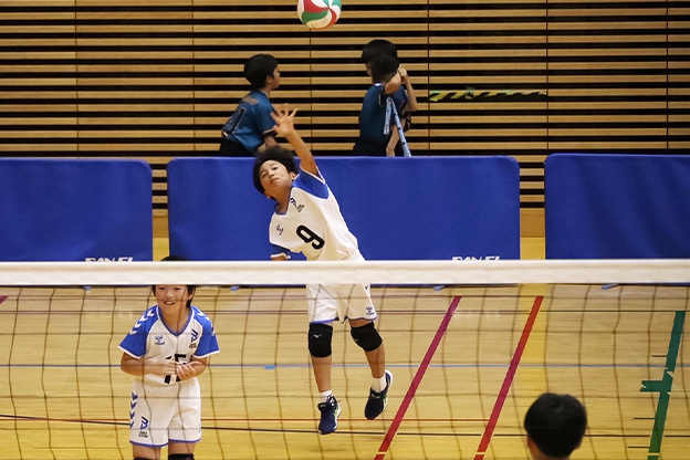 写真：試合中の選手の様子