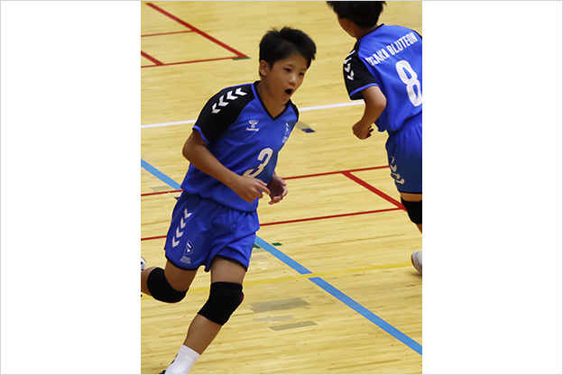 写真：試合中の選手の様子