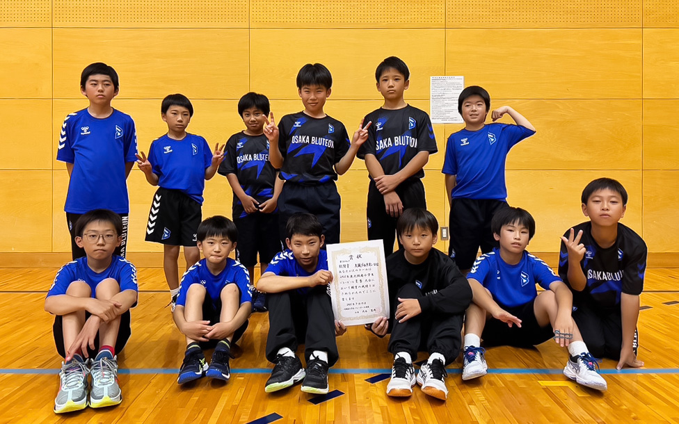 大阪ブルテオンU12Aの集合写真