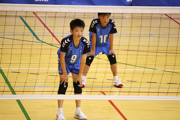 写真：試合中の選手の様子
