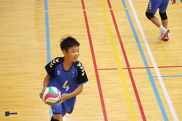 写真：試合中の選手の様子