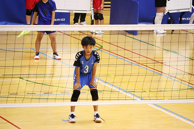写真：試合中の選手の様子