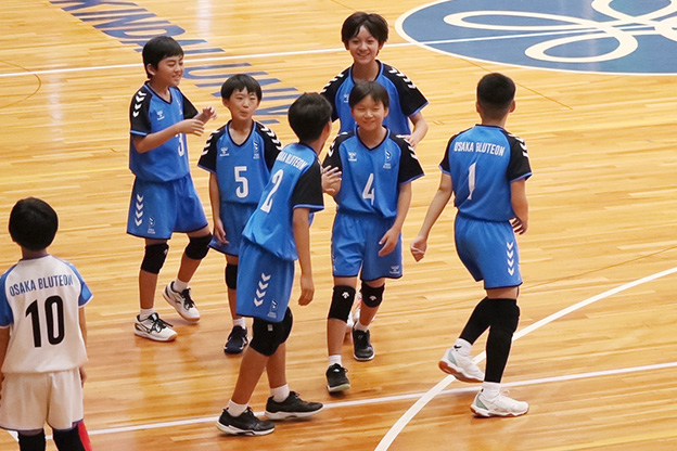 写真：試合中の選手の様子