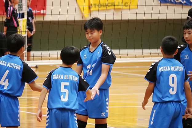 写真：試合中の選手の様子