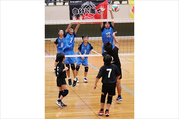 写真：試合中の選手の様子