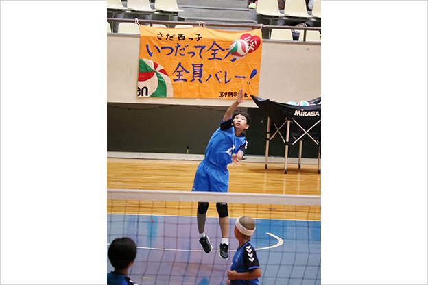 写真：試合中の選手の様子