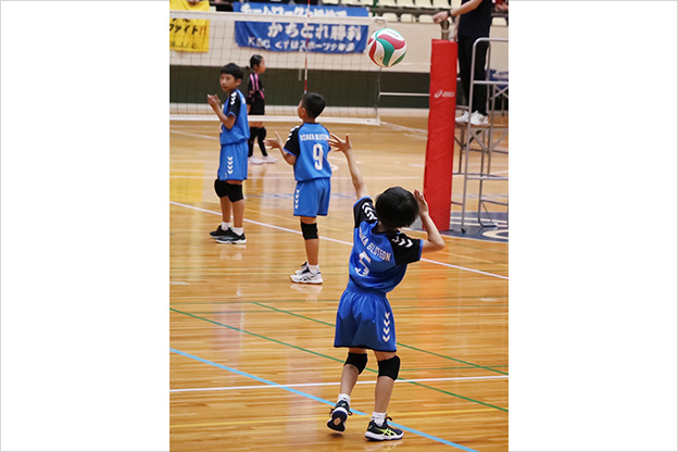 写真：試合中の選手の様子