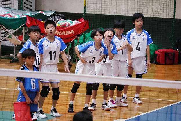 写真：試合中の選手の様子