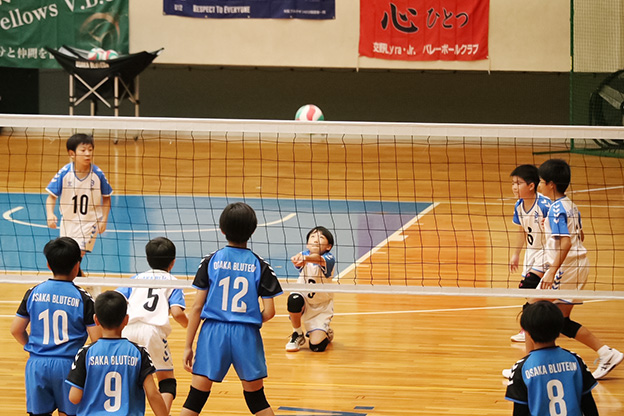 写真：試合中の選手の様子