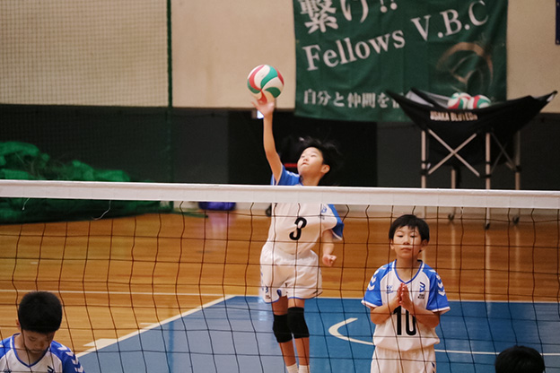 写真：試合中の選手の様子