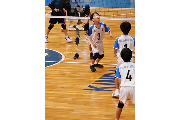 写真：試合中の選手の様子