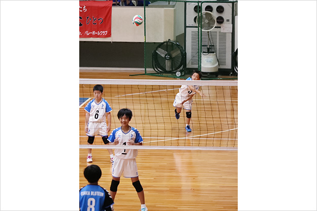 写真：試合中の選手の様子