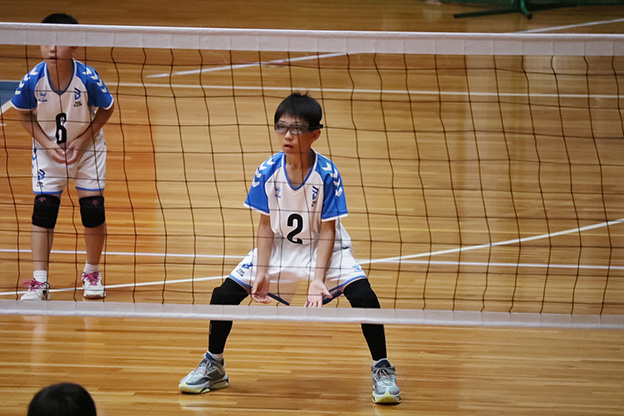 写真：試合中の選手の様子