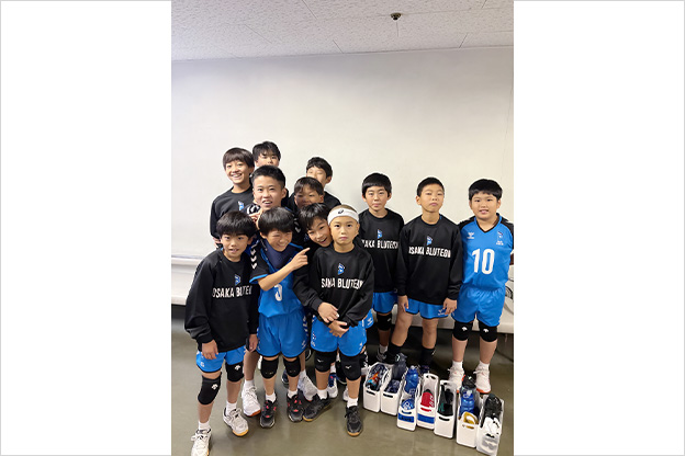 写真：大阪ブルテオンU12選手の集合写真