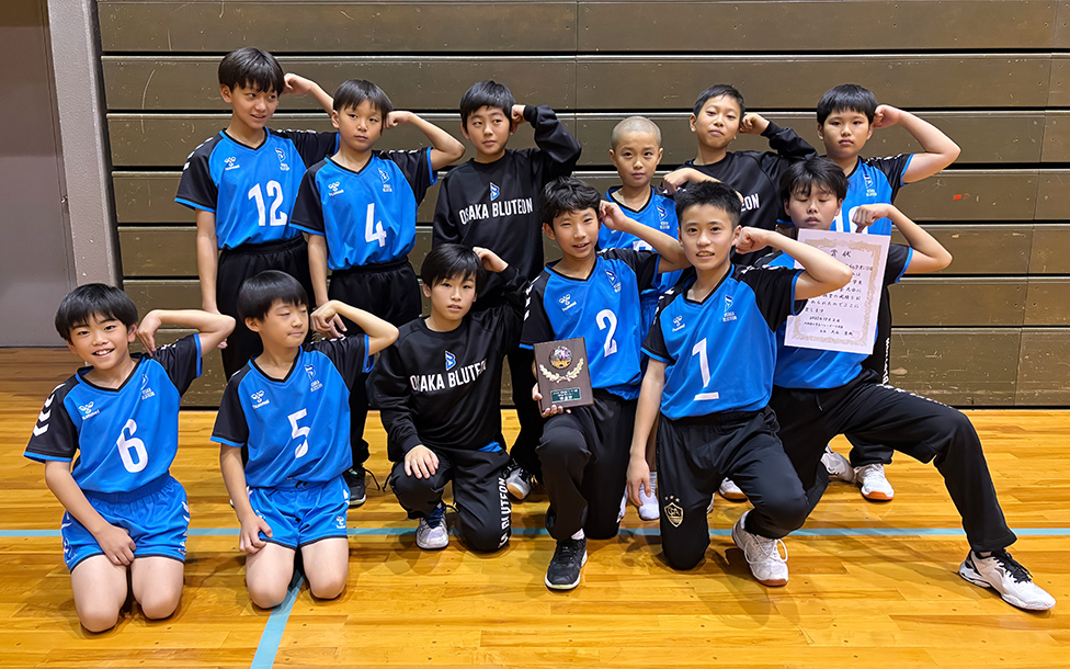 大阪ブルテオンU12選手の集合写真
