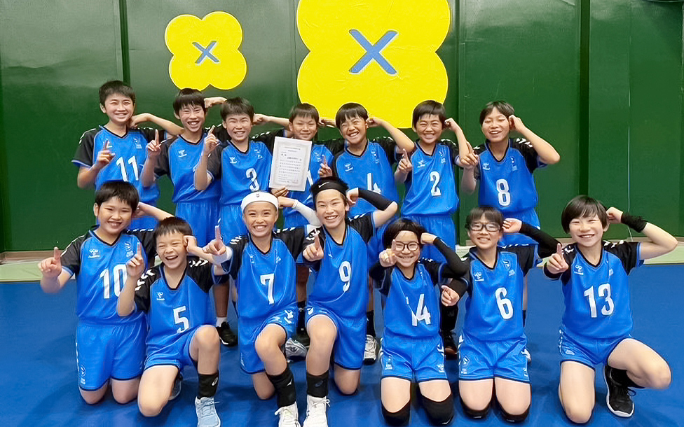大阪ブルテオンU12選手の集合写真