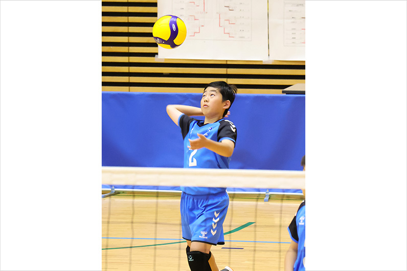 写真:試合中の選手の様子