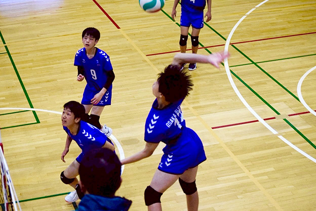 写真：試合中の選手の様子
