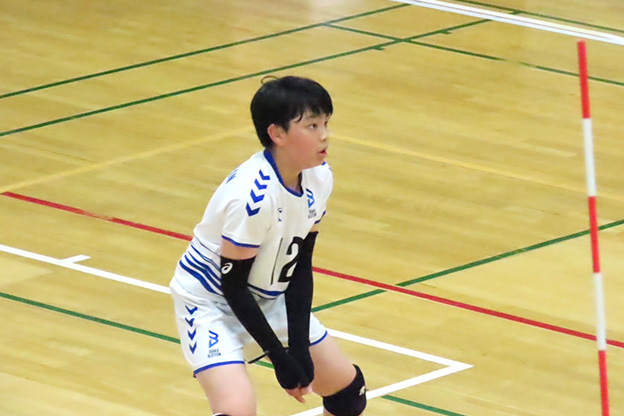 写真：試合中の選手の様子