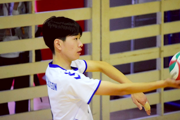 写真：試合中の選手の様子