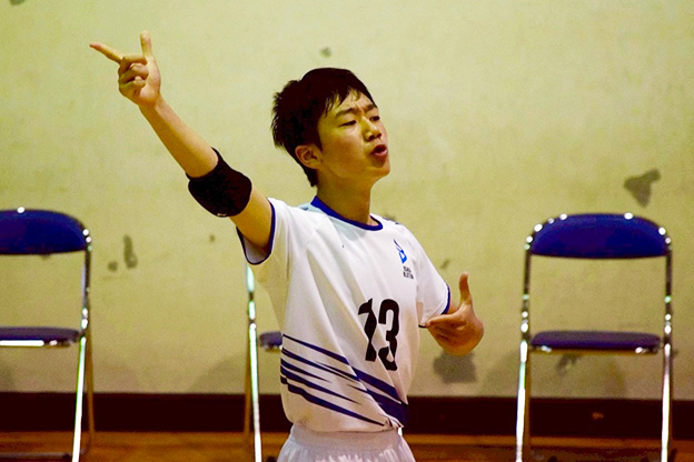 写真：試合中の選手の様子