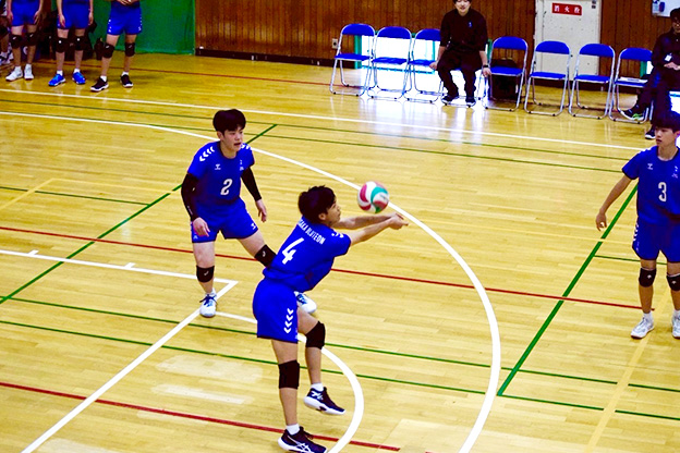 写真：試合中の選手の様子
