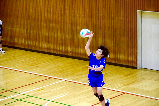 写真：試合中の選手の様子