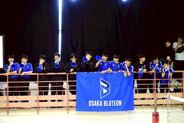 写真：試合中の選手の様子