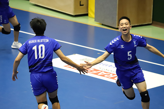 写真：試合中の選手の様子