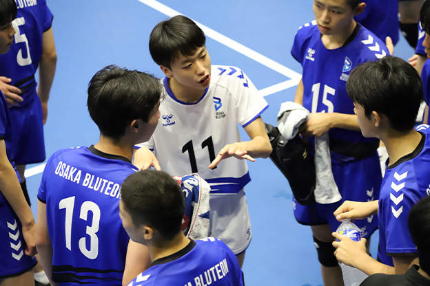 写真：試合中の選手の様子