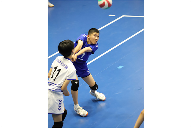 写真：試合中の選手の様子