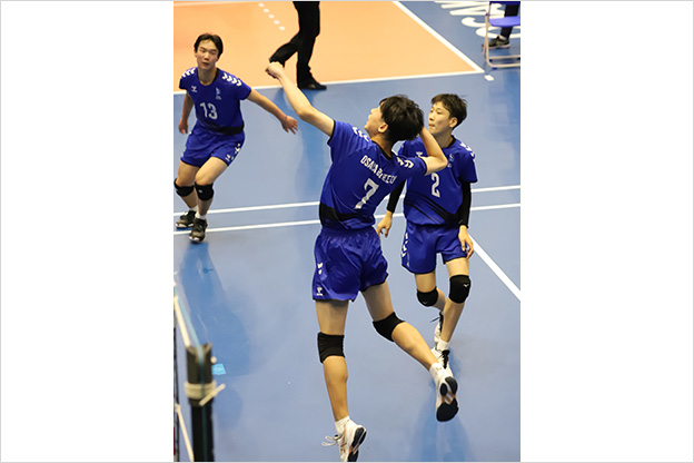 写真：試合中の選手の様子
