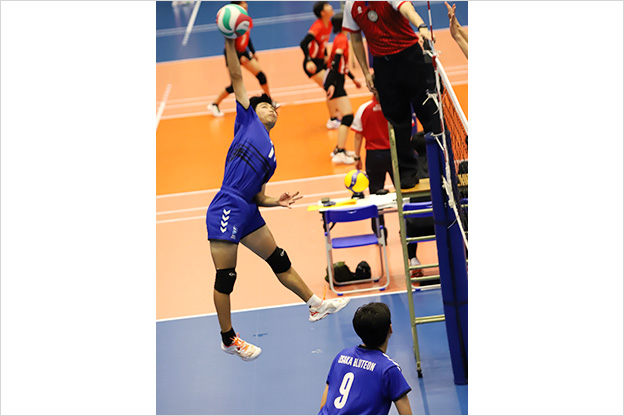 写真：試合中の選手の様子