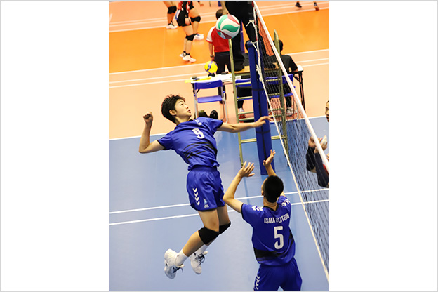 写真：試合中の選手の様子