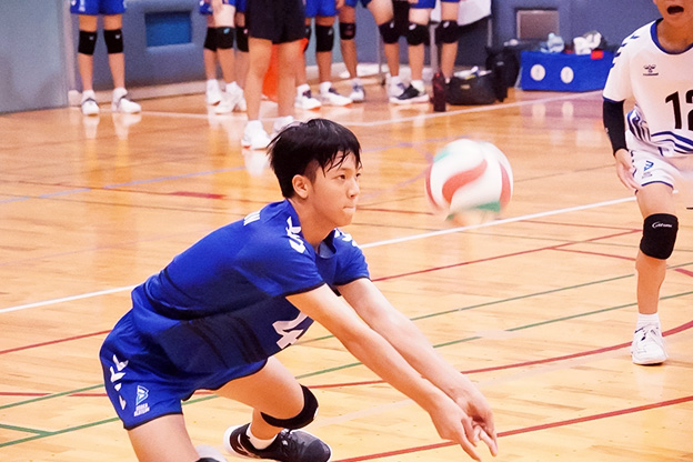 写真：試合中の選手の様子