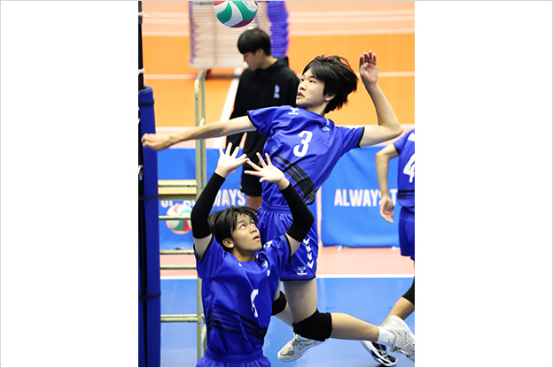写真：試合中の選手の様子