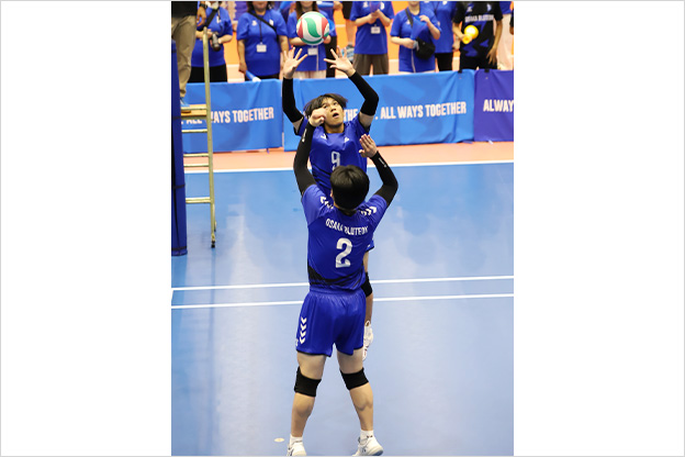 写真：試合中の選手の様子