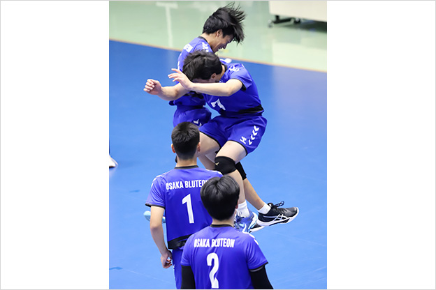 写真：試合中の選手の様子
